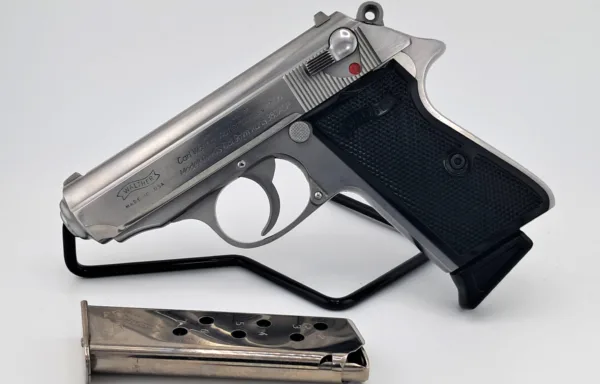 Walther Arms PPK/S; Interarms; .380 ACP; Polished Stainless; MA OK