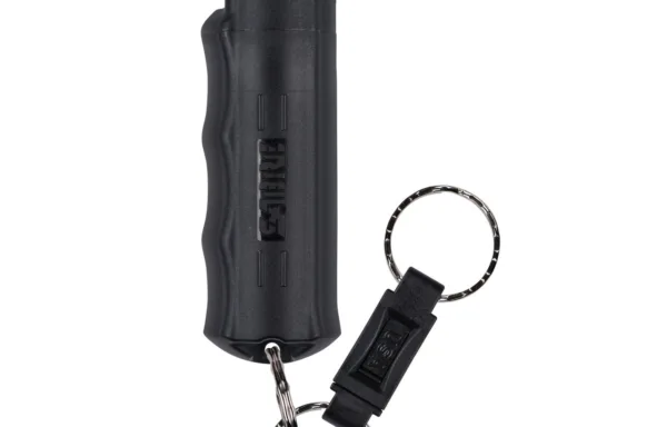 SABRE Pepper Spray with Quick Release Key Ring; MA OK
